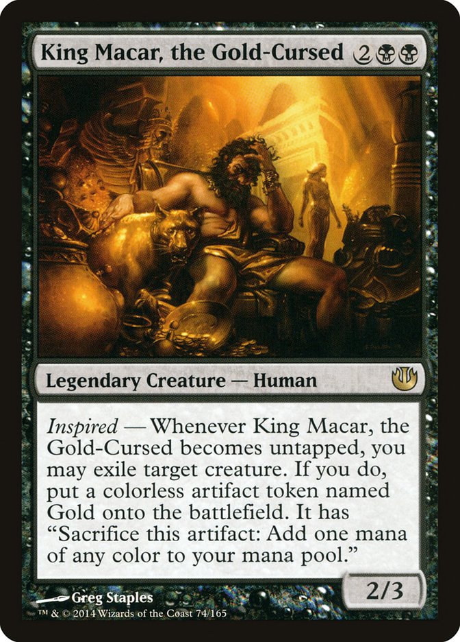 King Macar, the Gold-Cursed 74/165 (Journey Into Nyx)  | Good Games Cannington