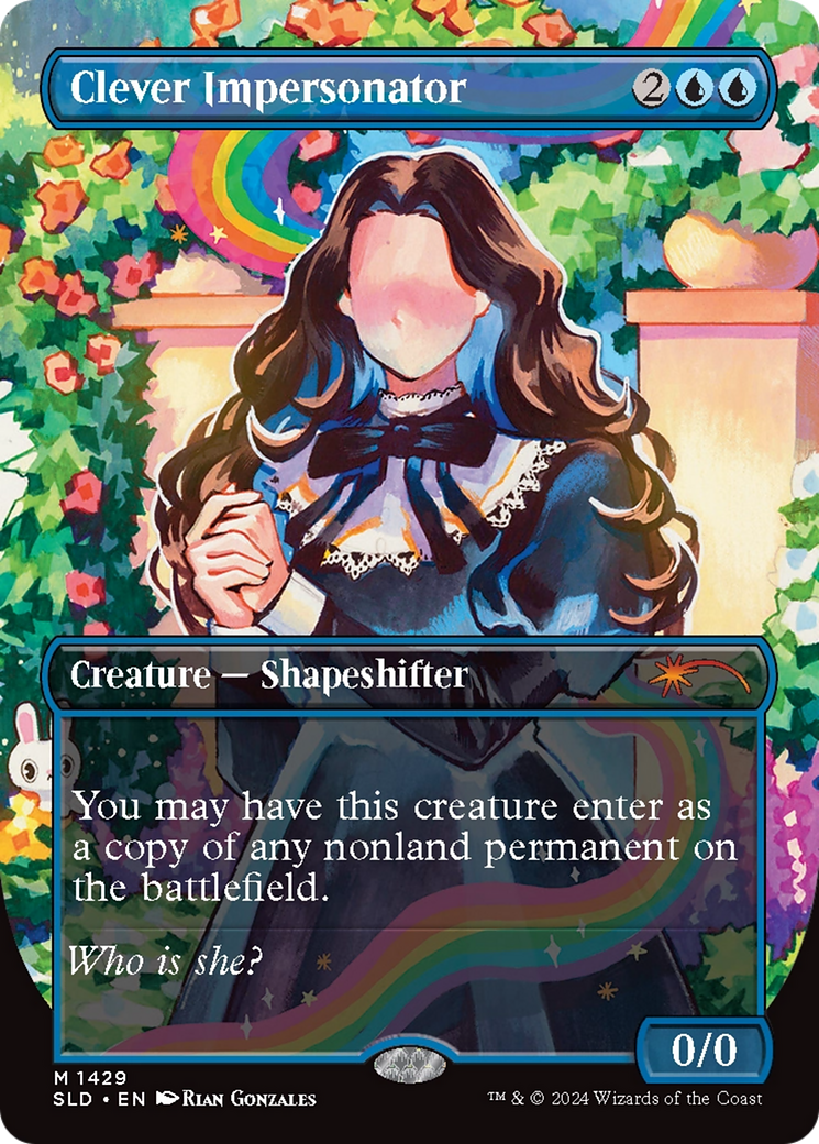 Clever Impersonator (Rainbow Foil) [Secret Lair Drop Series] | Good Games Cannington