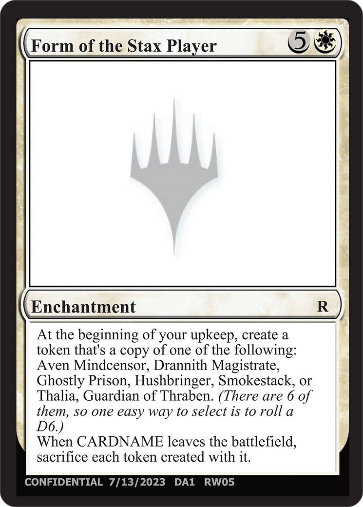 Form of the Stax Player [Unknown Event] | Good Games Cannington