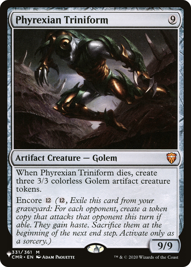Phyrexian Triniform [The List] | Good Games Cannington