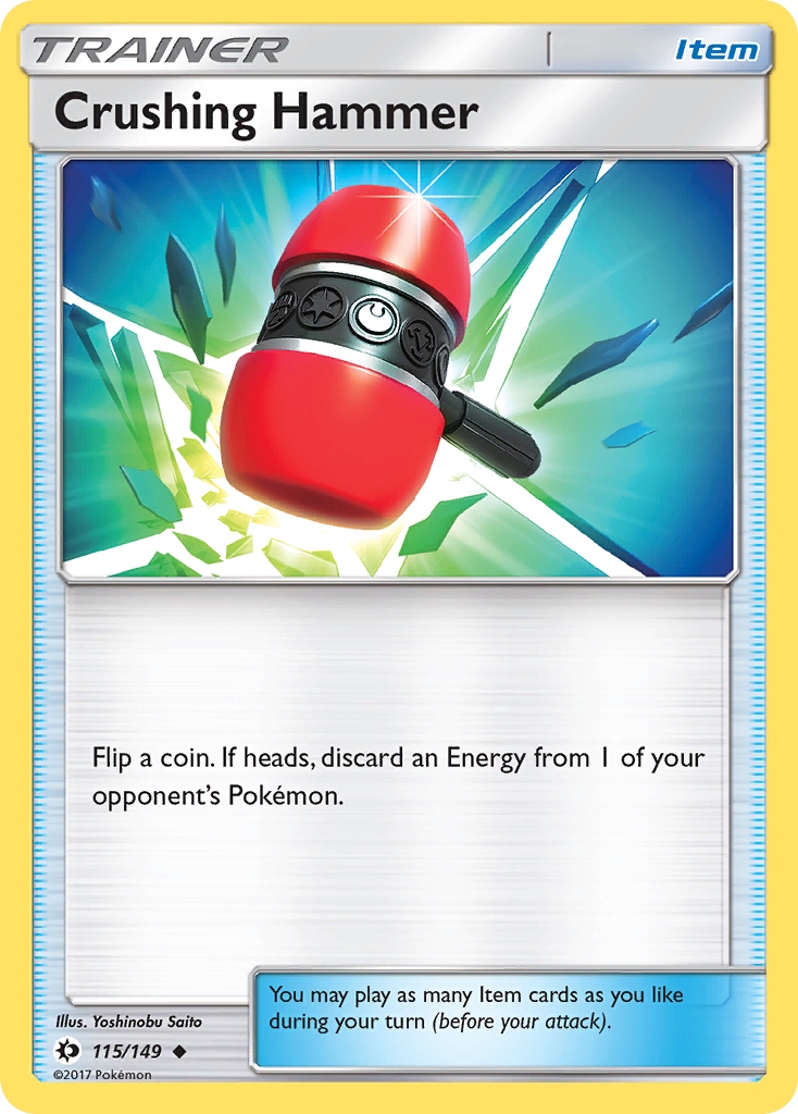 Crushing Hammer (115/149) [Sun & Moon: Base Set] | Good Games Cannington