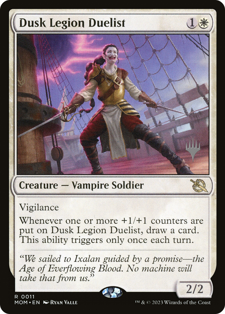 Dusk Legion Duelist (Promo Pack) [March of the Machine Promos] | Good Games Cannington
