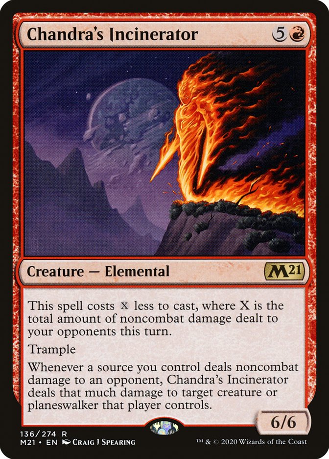 Chandra's Incinerator 136 (Core Set 2021)  | Good Games Cannington