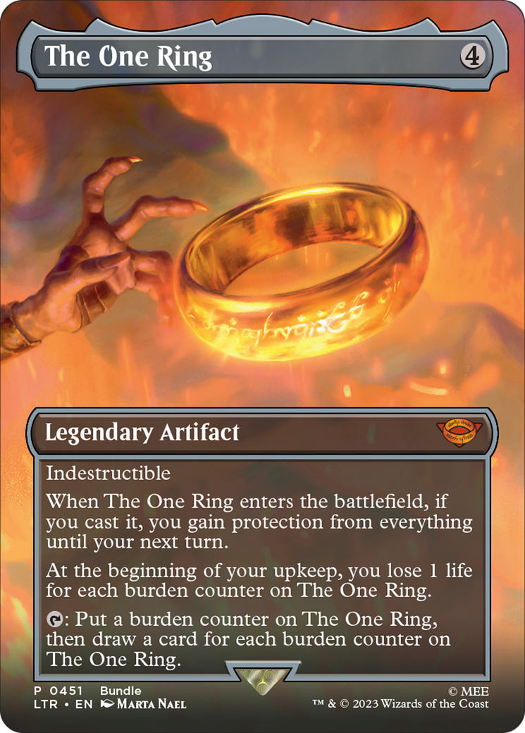 The One Ring (Borderless Alternate Art) [The Lord of the Rings: Tales of Middle-Earth] | Good Games Cannington