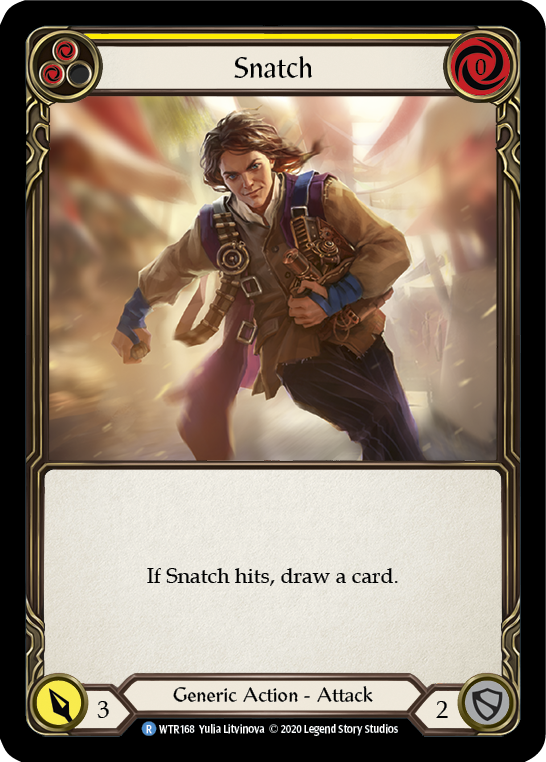 Snatch (Yellow) [U-WTR168] (Welcome to Rathe Unlimited)  Unlimited Rainbow Foil | Good Games Cannington