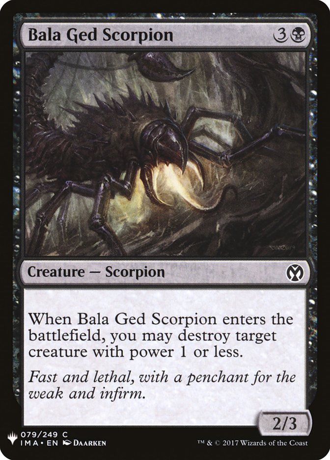 Bala Ged Scorpion [Mystery Booster] | Good Games Cannington