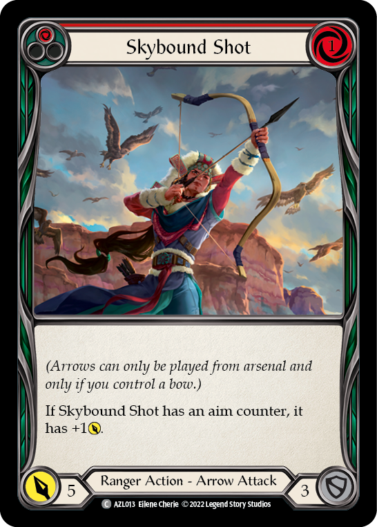 Skybound Shot (Red) [AZL013] (Outsiders Azalea Blitz Deck) | Good Games Cannington