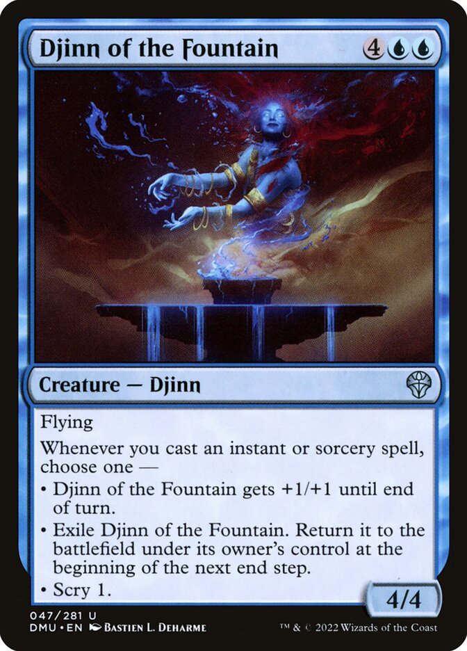 Djinn of the Fountain 47 (Dominaria United)  | Good Games Cannington
