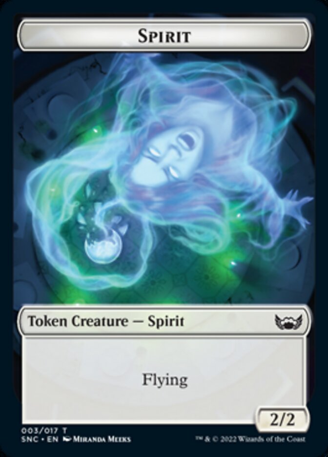 Devil // Spirit Double-Sided Token [Streets of New Capenna Tokens] | Good Games Cannington