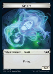 Devil // Spirit Double-Sided Token [Streets of New Capenna Tokens] | Good Games Cannington