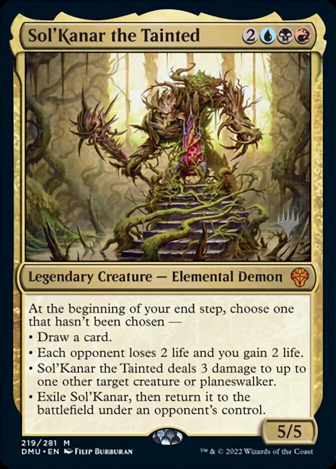 Sol'Kanar the Tainted (Promo Pack) [Dominaria United Promos] | Good Games Cannington