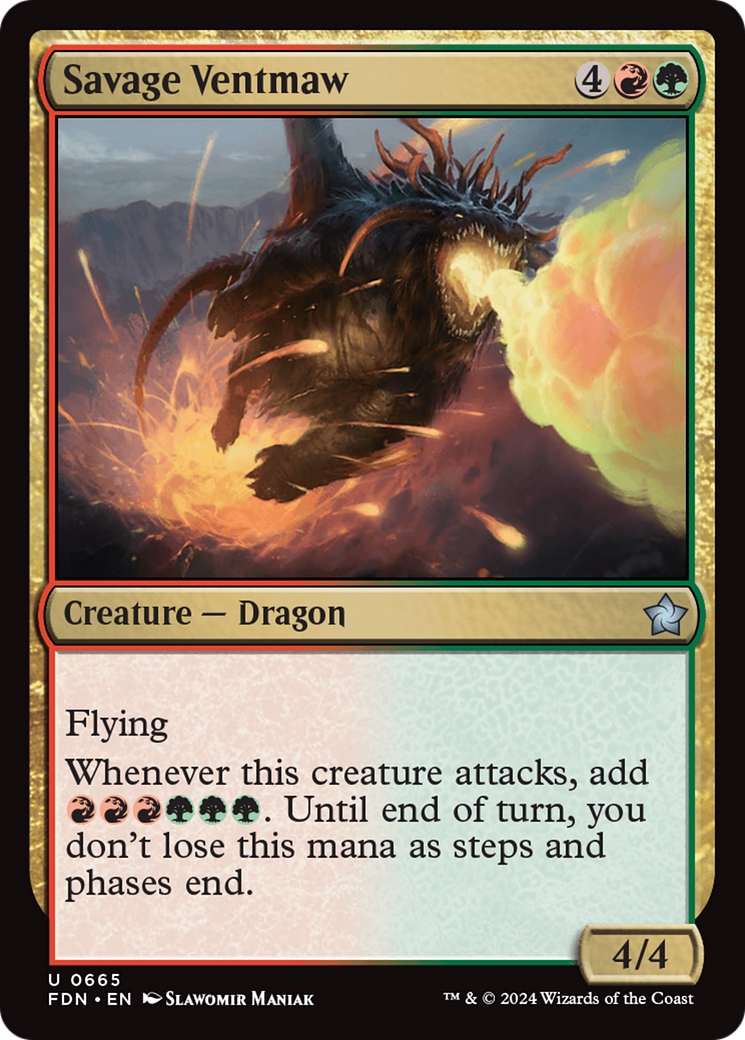 Savage Ventmaw [Foundations] | Good Games Cannington