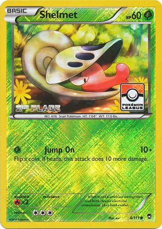 Shelmet (8/111) (League Promo 2nd Place) [XY: Furious Fists] | Good Games Cannington