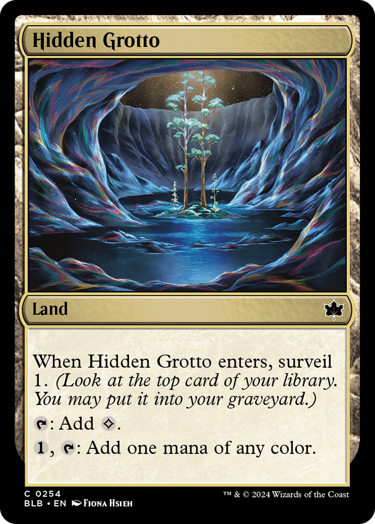 Hidden Grotto [Bloomburrow] | Good Games Cannington