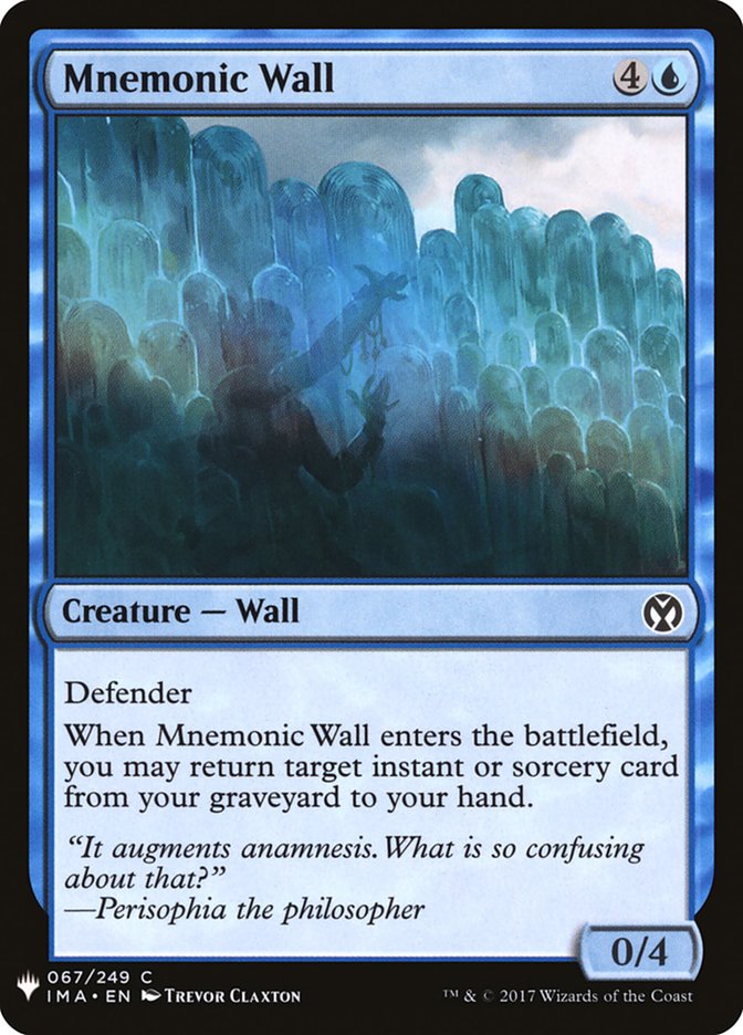 Mnemonic Wall [Mystery Booster] | Good Games Cannington