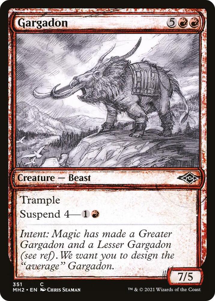 Gargadon Showcase 351 (Modern Horizons 2)  - Foil | Good Games Cannington