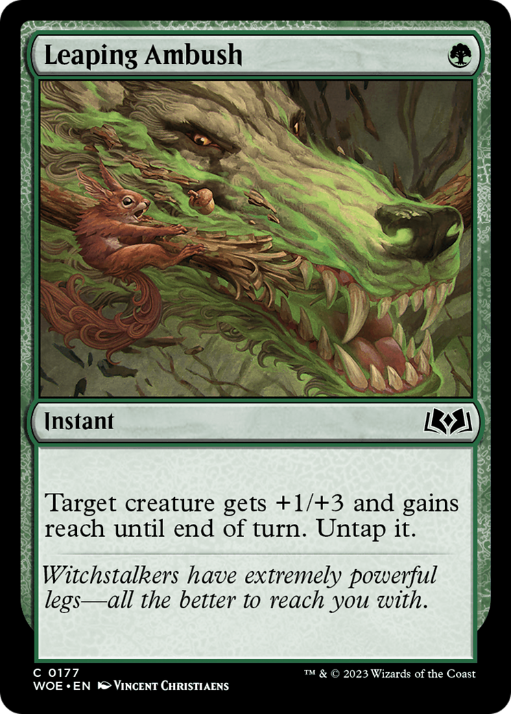 Leaping Ambush [Wilds of Eldraine] | Good Games Cannington