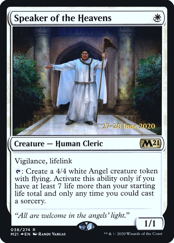 Speaker of the Heavens [Core Set 2021 Prerelease Promos] | Good Games Cannington