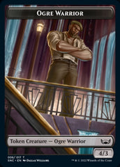 Ogre Warrior // Dog Double-Sided Token [Streets of New Capenna Tokens] | Good Games Cannington