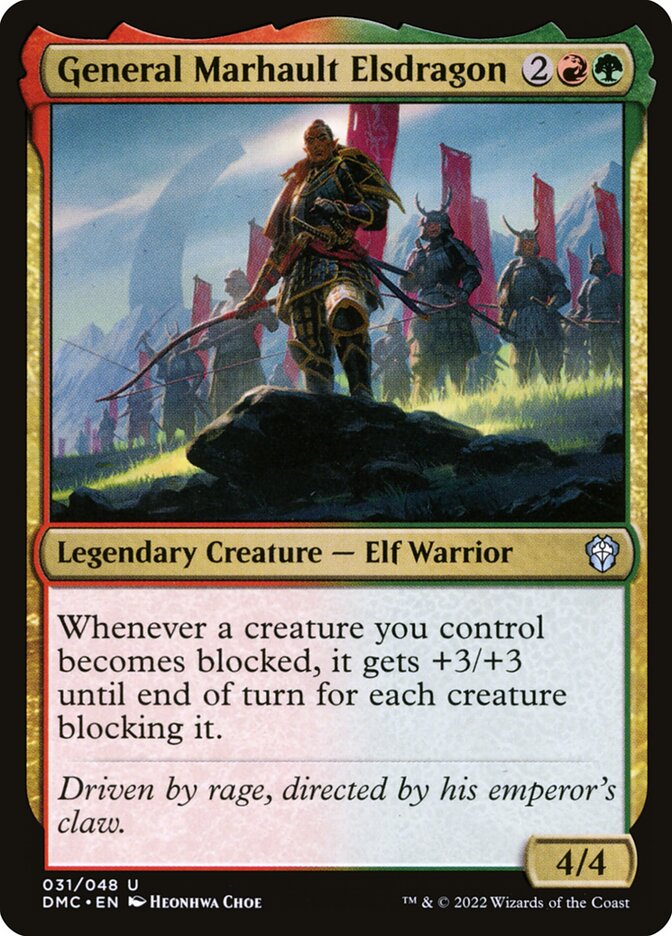 General Marhault Elsdragon 31 (Commander: Dominaria United)  - Foil | Good Games Cannington