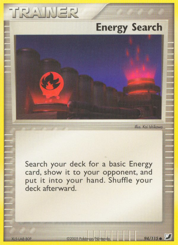 Energy Search (94/115) [EX: Unseen Forces] | Good Games Cannington