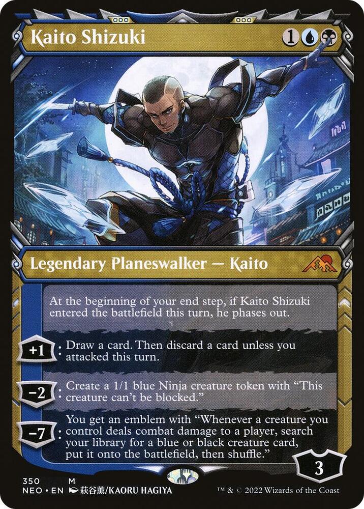 Kaito Shizuki 350/302 (Kamigawa: Neon Dynasty)  - Showcase | Good Games Cannington
