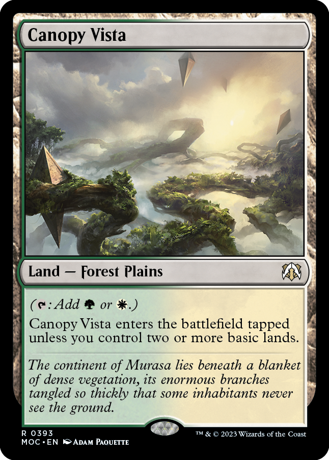 Canopy Vista [March of the Machine Commander] | Good Games Cannington