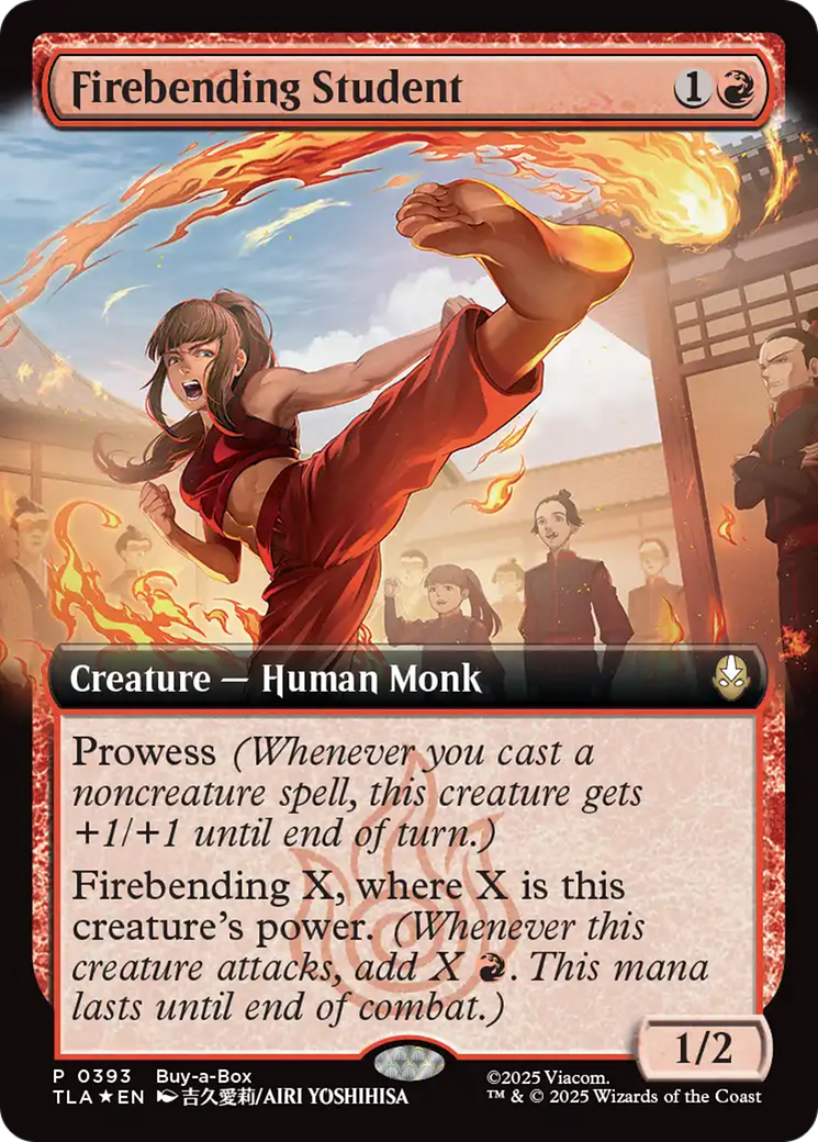Firebending Student (Extended Art) [Avatar: The Last Airbender Promos] | Good Games Cannington