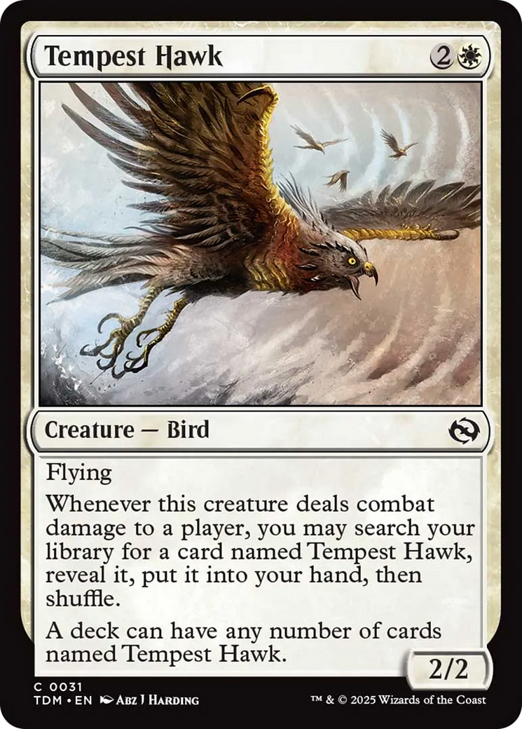 Tempest Hawk [Tarkir: Dragonstorm] | Good Games Cannington