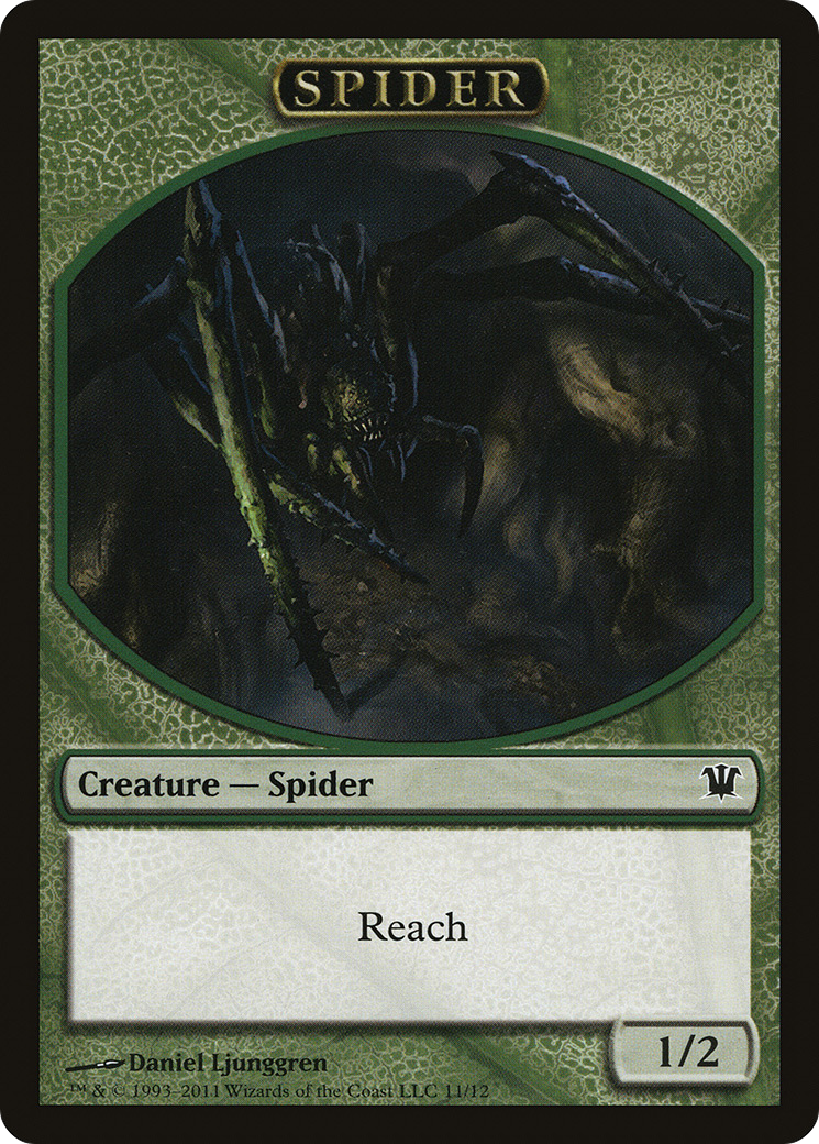 Insect // Spider Double-Sided Token [Innistrad Remastered Tokens] | Good Games Cannington