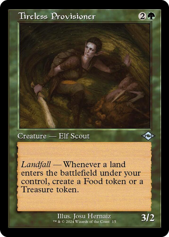 Tireless Provisioner Retro Frame 15 (Modern Horizons 2)  - Foil | Good Games Cannington