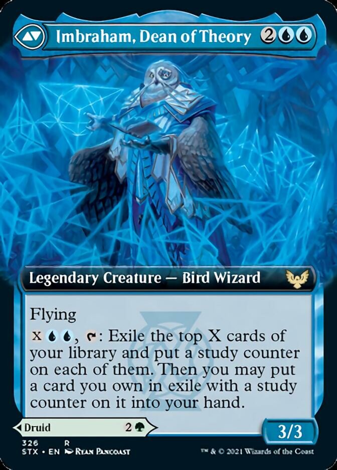 Kianne, Dean of Substance // Imbraham, Dean of Theory (Extended Art) [Strixhaven: School of Mages] | Good Games Cannington