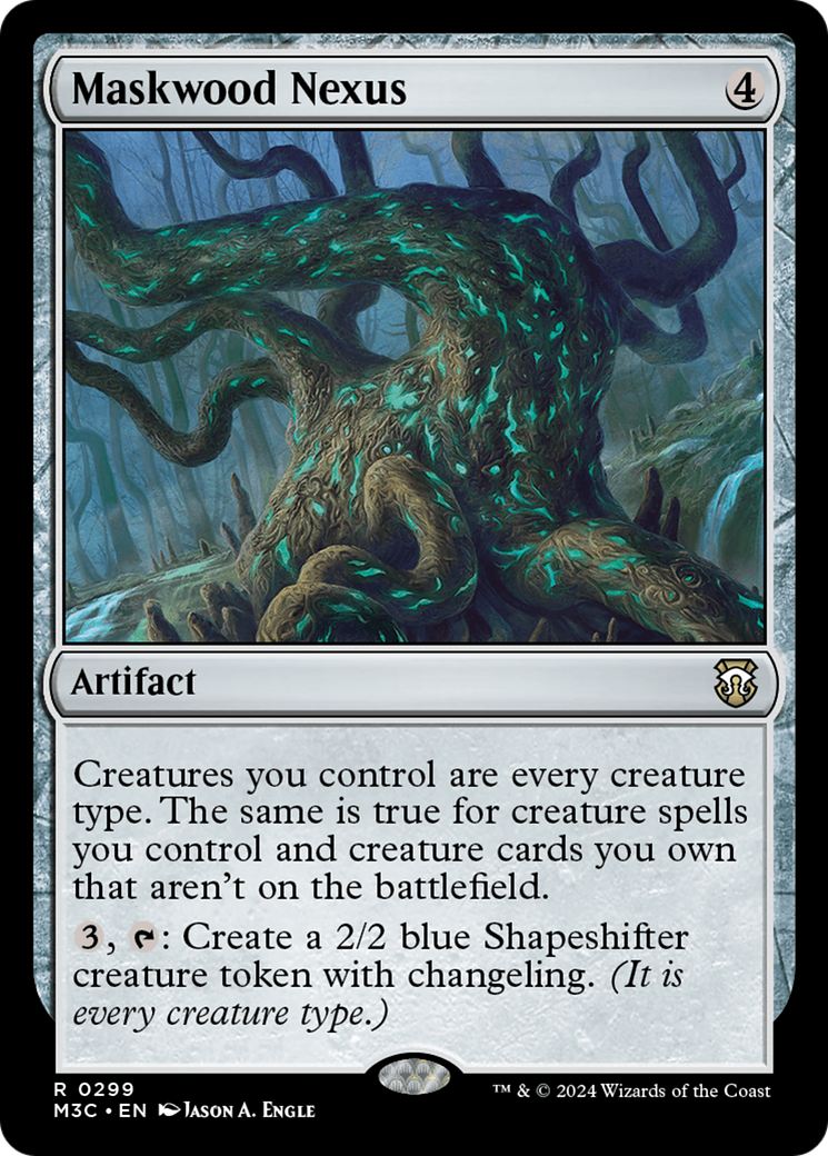 Maskwood Nexus (Ripple Foil) [Modern Horizons 3 Commander] | Good Games Cannington