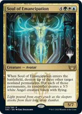 Soul of Emancipation 223 (Promo Pack: Streets of New Capenna)  | Good Games Cannington