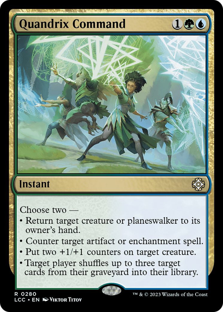 Quandrix Command [The Lost Caverns of Ixalan Commander] | Good Games Cannington