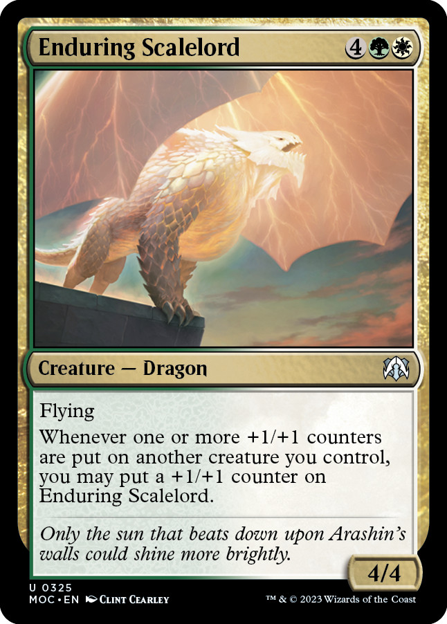Enduring Scalelord [March of the Machine Commander] | Good Games Cannington