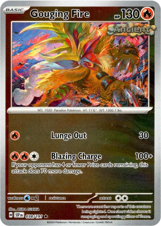 Gouging Fire (038/191) [Scarlet & Violet: Surging Sparks] | Good Games Cannington