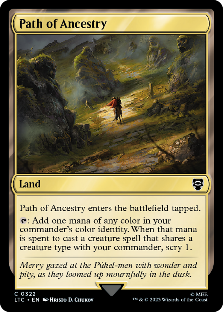 Path of Ancestry [The Lord of the Rings: Tales of Middle-Earth Commander] | Good Games Cannington