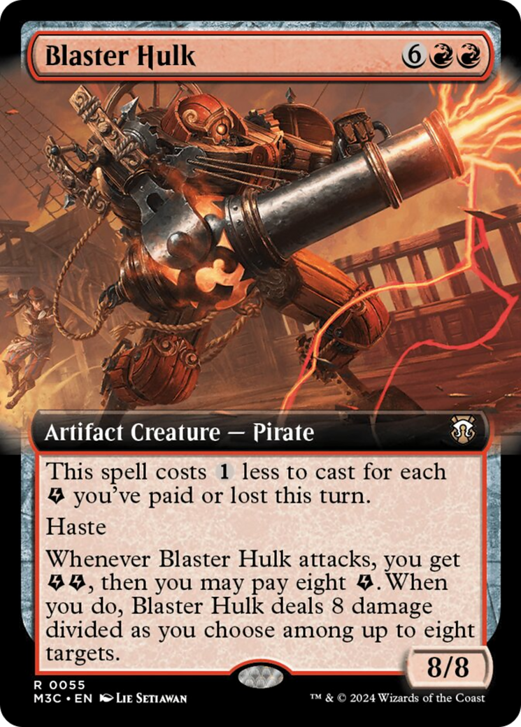 Blaster Hulk (Extended Art) [Modern Horizons 3 Commander] | Good Games Cannington