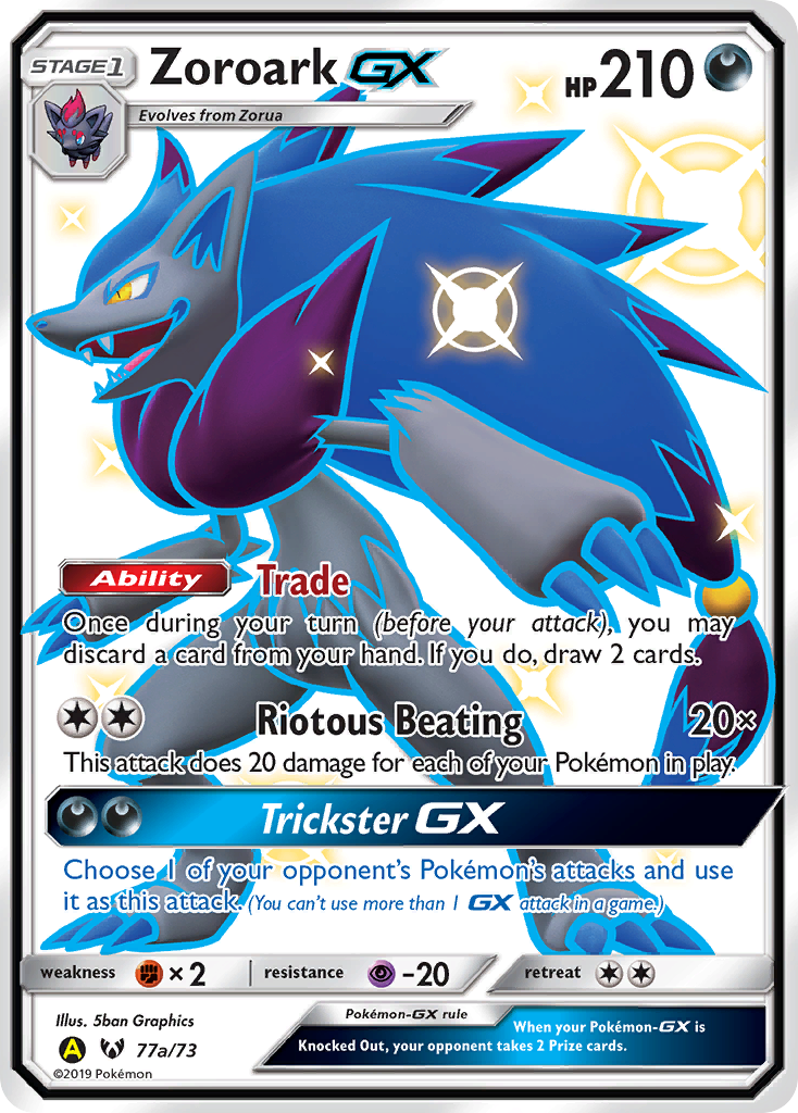 Zoroark GX (77a/73) [Alternate Art Promos] | Good Games Cannington
