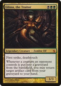 Glissa, the Traitor (Mirrodin Besieged) [Oversize Cards] | Good Games Cannington
