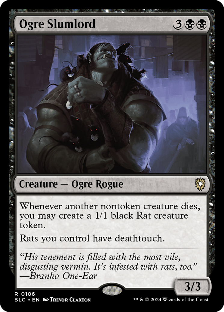 Ogre Slumlord [Bloomburrow Commander] | Good Games Cannington
