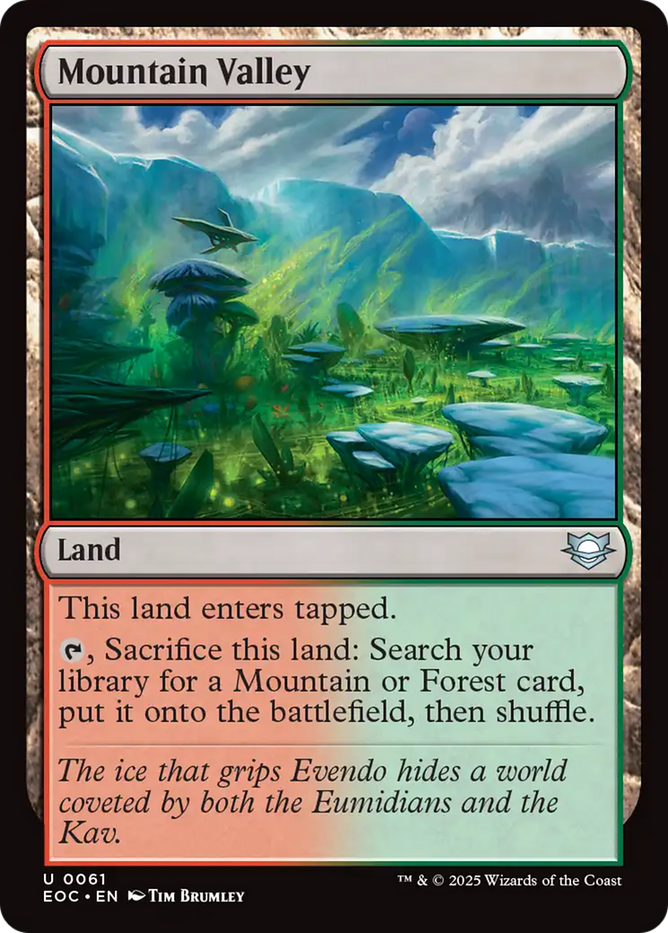 Mountain Valley [Edge of Eternities Commander] | Good Games Cannington