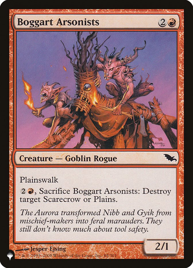 Boggart Arsonists [The List] | Good Games Cannington