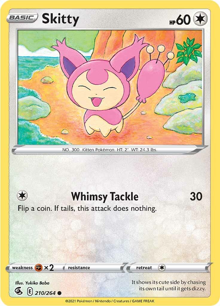 Skitty (210/264) [Sword & Shield: Fusion Strike] | Good Games Cannington