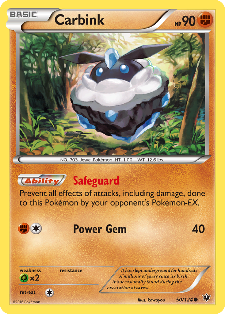 Carbink (50/124) [XY: Fates Collide] | Good Games Cannington