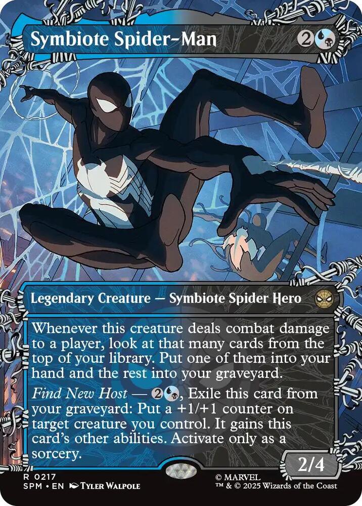 Symbiote Spider-Man 217/198 (Marvel's Spider-Man)  - Showcase | Good Games Cannington