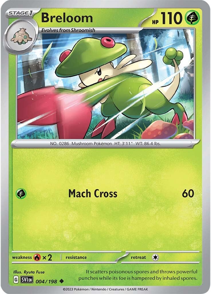 Breloom (004/198) [Scarlet & Violet: Base Set] | Good Games Cannington