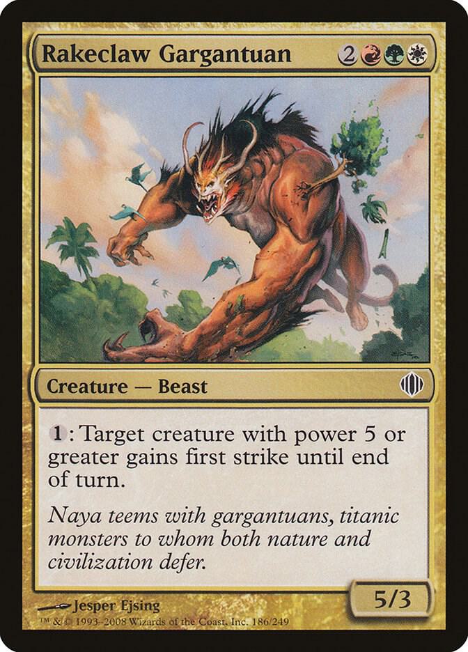 Rakeclaw Gargantuan 186/249 (Shards of Alara)  | Good Games Cannington