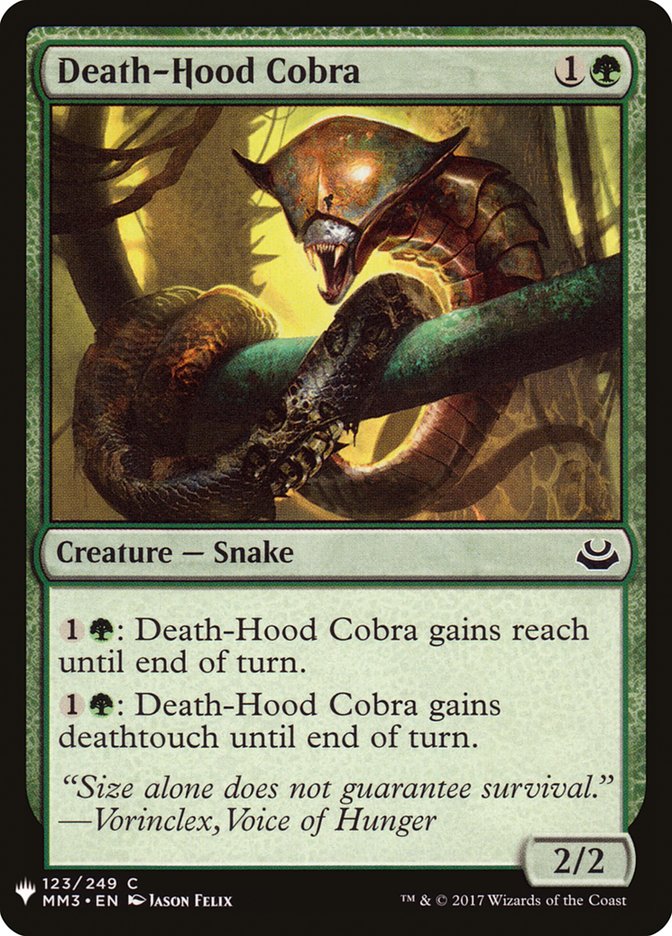 Death-Hood Cobra [Mystery Booster] | Good Games Cannington